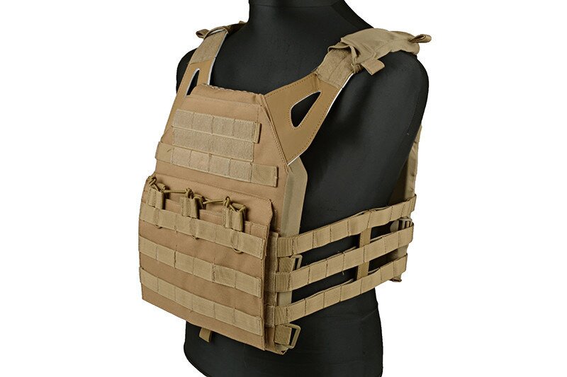 Jump type tactical vest - tan