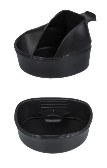 BLACK FOLD-A-CUP® COLLAPSIBLE CUP 200 ML