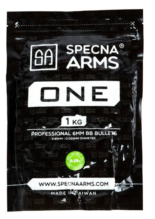 0.25g Specna Arms ONE™ BIO BBs - 1kg - white