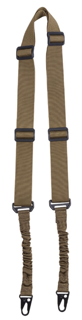 TACTICAL SLING WITH BUNGEE 2-POINT Coyote Tan