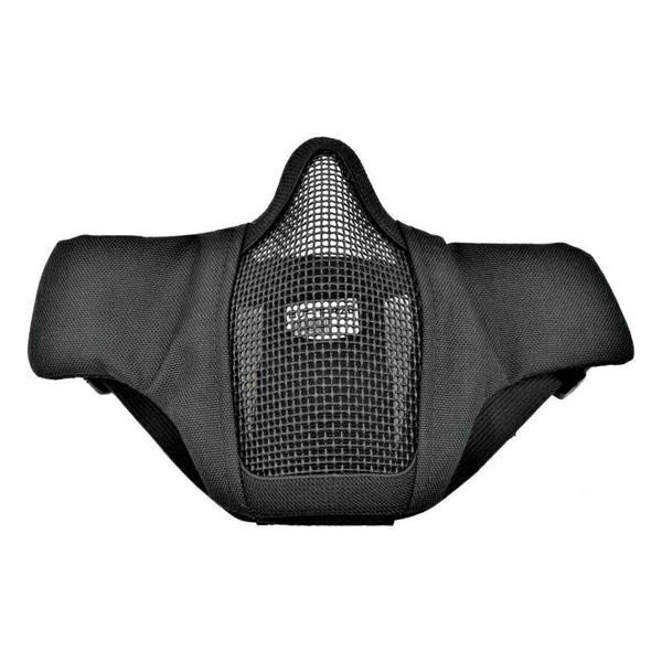 MASCHERA CON NEOPRENE E GRIGLIA IN METALLO BK